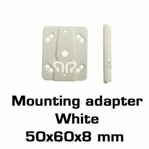 브로딧 Mounting adapter  White  50x60x8 mm